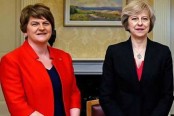 Britain's May still in talks with DUP on power deal